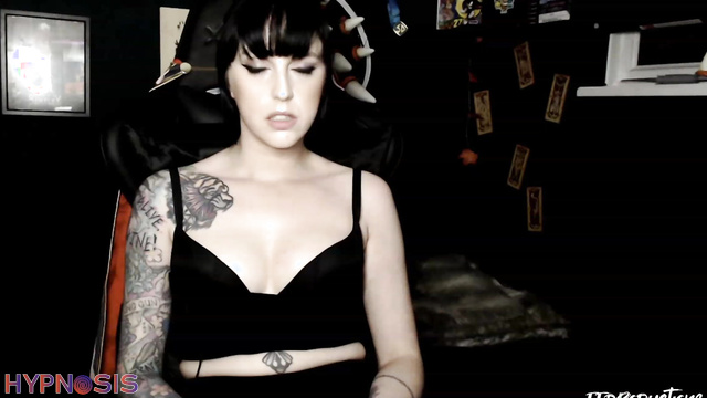 FF Productions - Brunette with tattoos follows commands under hypnosis