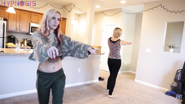 GG Fetish Media - Juniper & Alisha - Young hot girls follow commands under hypnosis