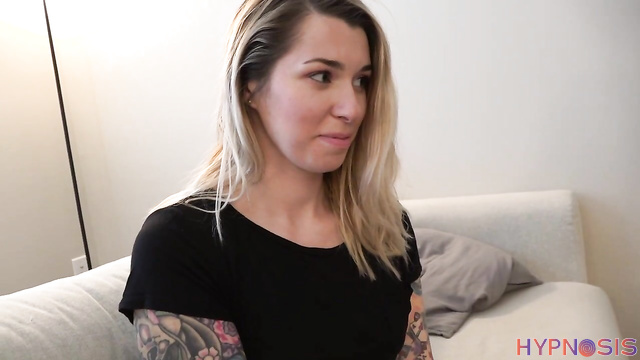 Girls Gone Hypnotized - Riley - Juicy tattooed blonde undergoes hypnosis